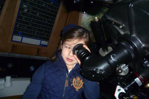 Interessierte Schülerinnen der 2a im Mai 2016